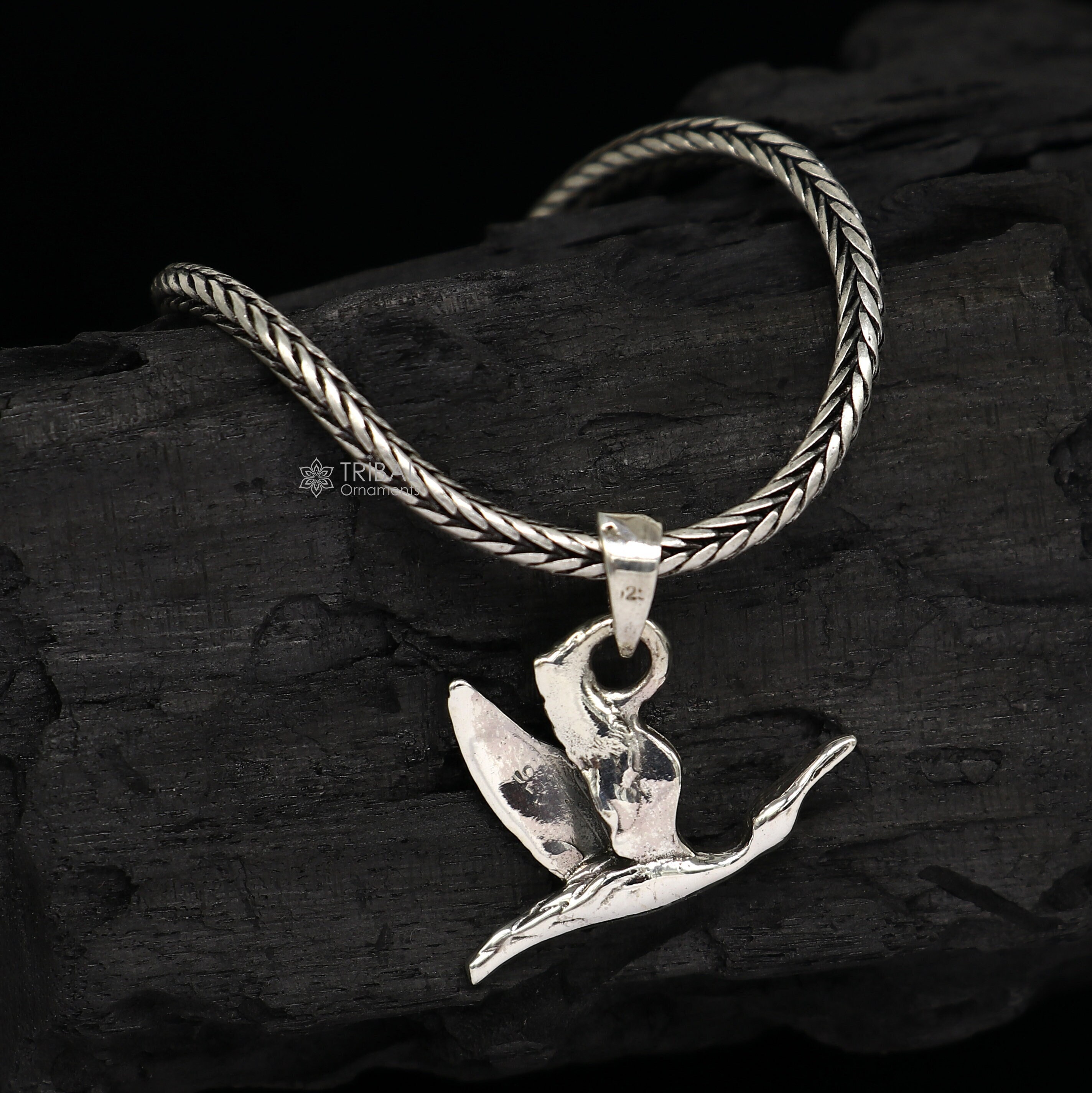 Collana Con Ciondolo In Argento Tibetano A Forma Di Colibrì Con - Foto 9