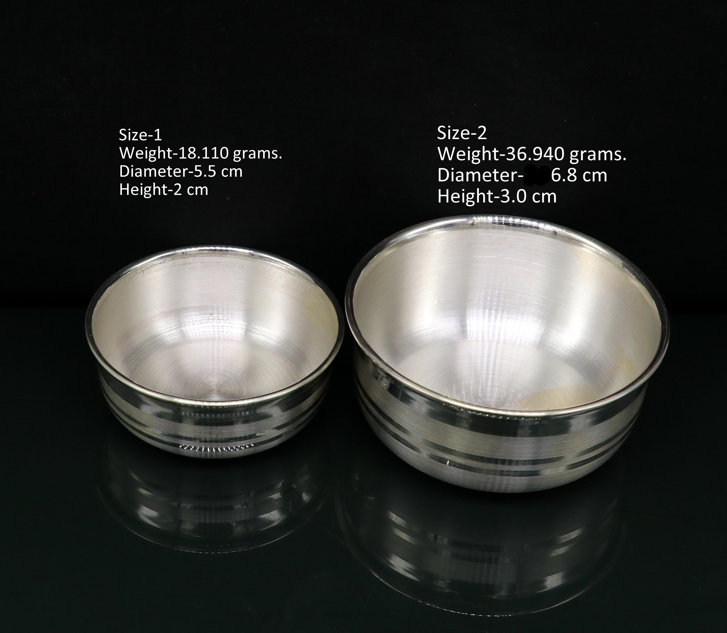 999 Fine Silver Handmade Baby Food Bowl All Sizes Silver Bowl Etsy UK