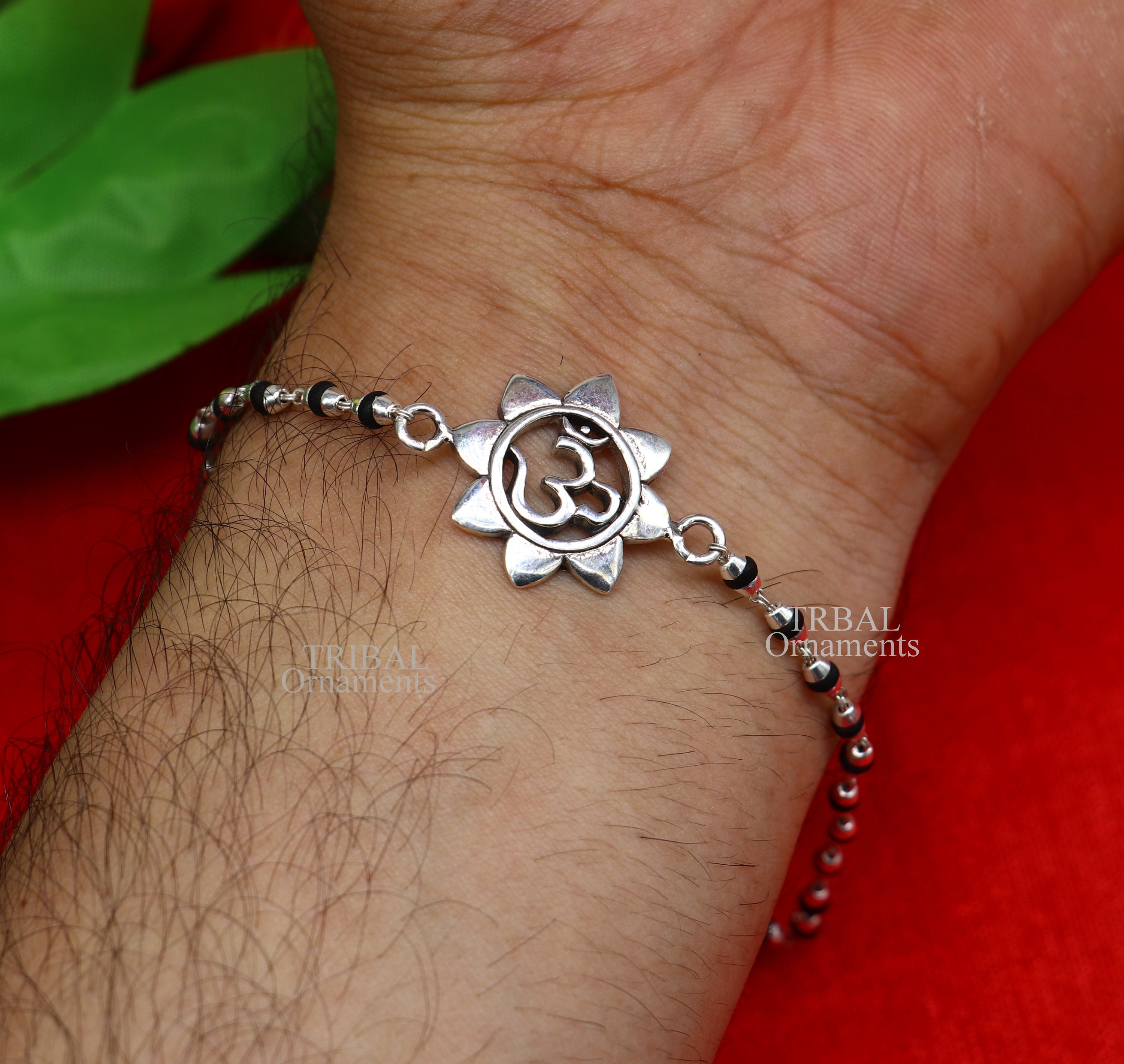 The Silver OM Bracelet — KO Jewellery