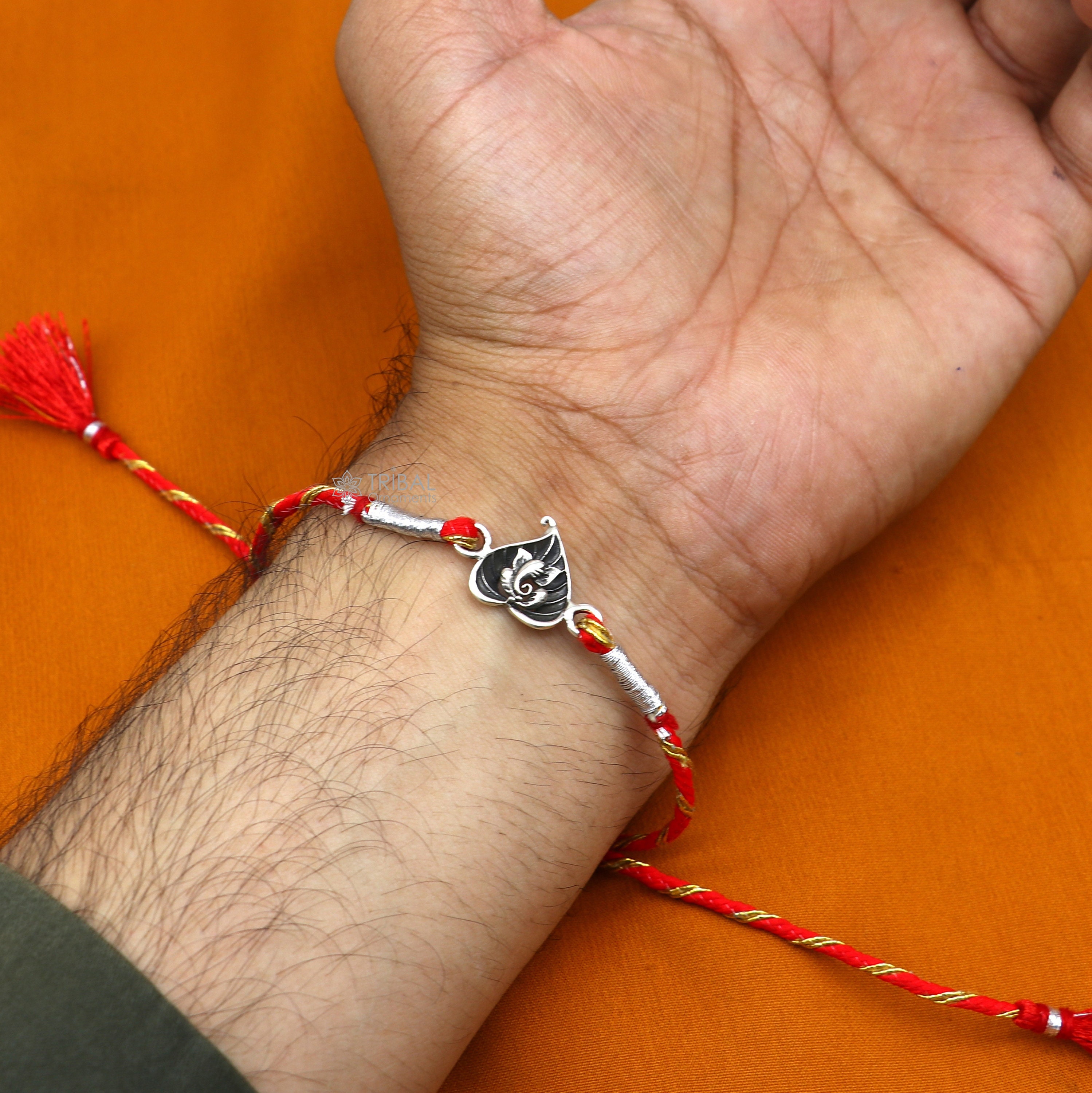 Silver rakhi 2024 pc jewellers