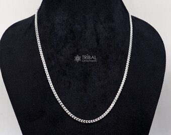 3 mm 18インチ/20インチのソリッド925スターリングシルバー