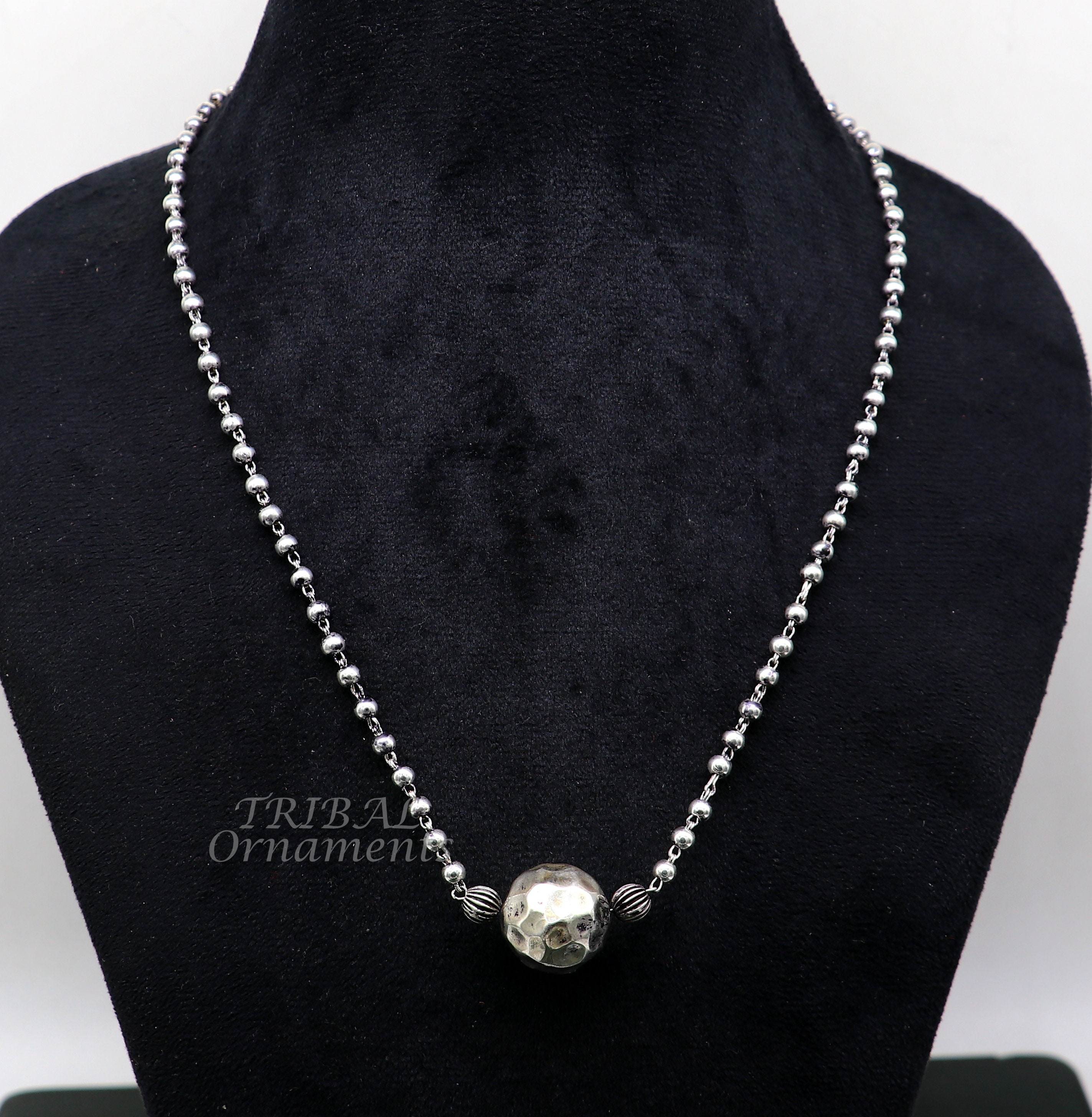 Kette Damen Perle 925 Sterlingsilber Kette Mit Diamantschliff-Perlen – 1 Mm, Länge 16-30 Zoll, Aus Italien Pori Jewelers Silberschmuck Italien