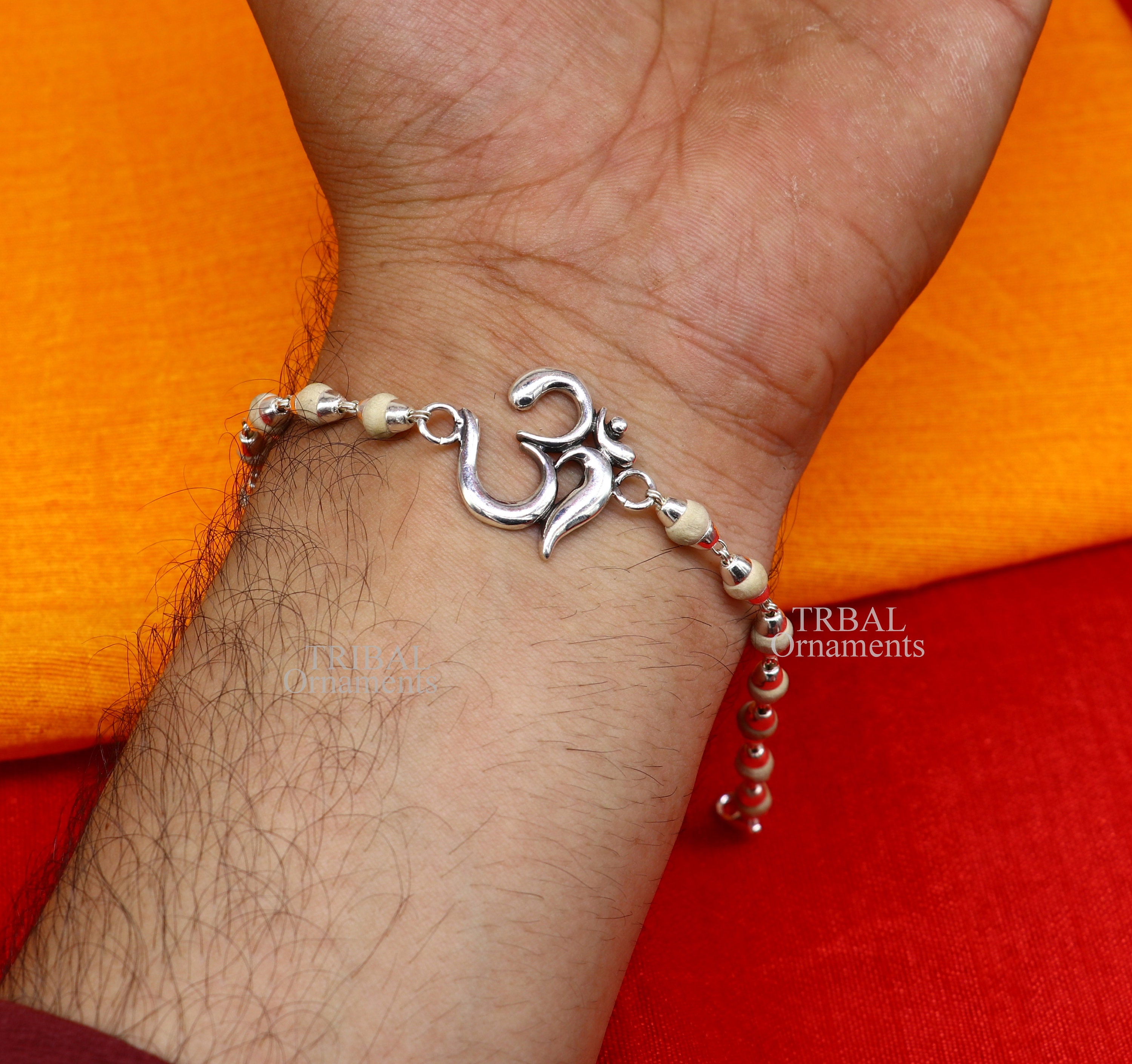 Buy OM Bracelet, Men's Bracelet With Tibetan Silver Om Charm, Hindu Symbol,  Gray Cord, Bracelet for Men, Gift for Him, Yoga Bracelet, Buddhist Online  in India - Etsy