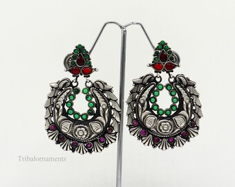925 Sterling Silver Vintage Design Traditional Indian Tribal