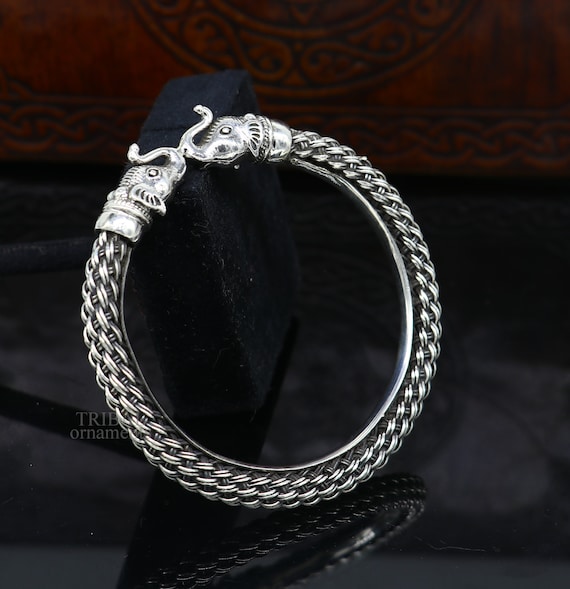SILVER925 TRIBAL DESIGN BANGLE/シルバー/バングル SILVER925 TRIBAL