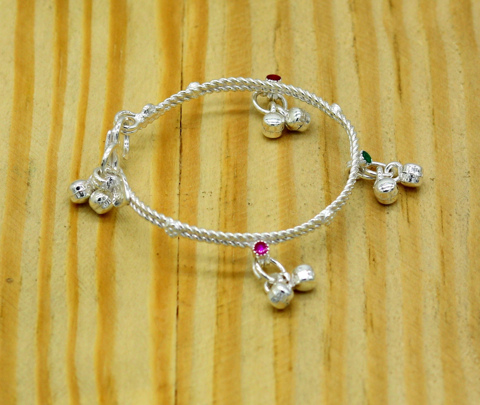 5 Handmade Solid Silver New Born Baby Anklet Charm Ankle Etsy