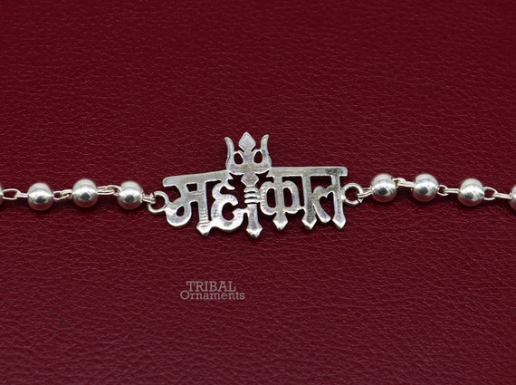 Buy quality 925 Silver Mahakal Rudrax Rakhi in Ahmedabad