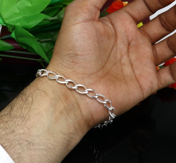 Nice Silver Fancy Bracelet at Rs 44/gram in Rajkot | ID: 2851515081955