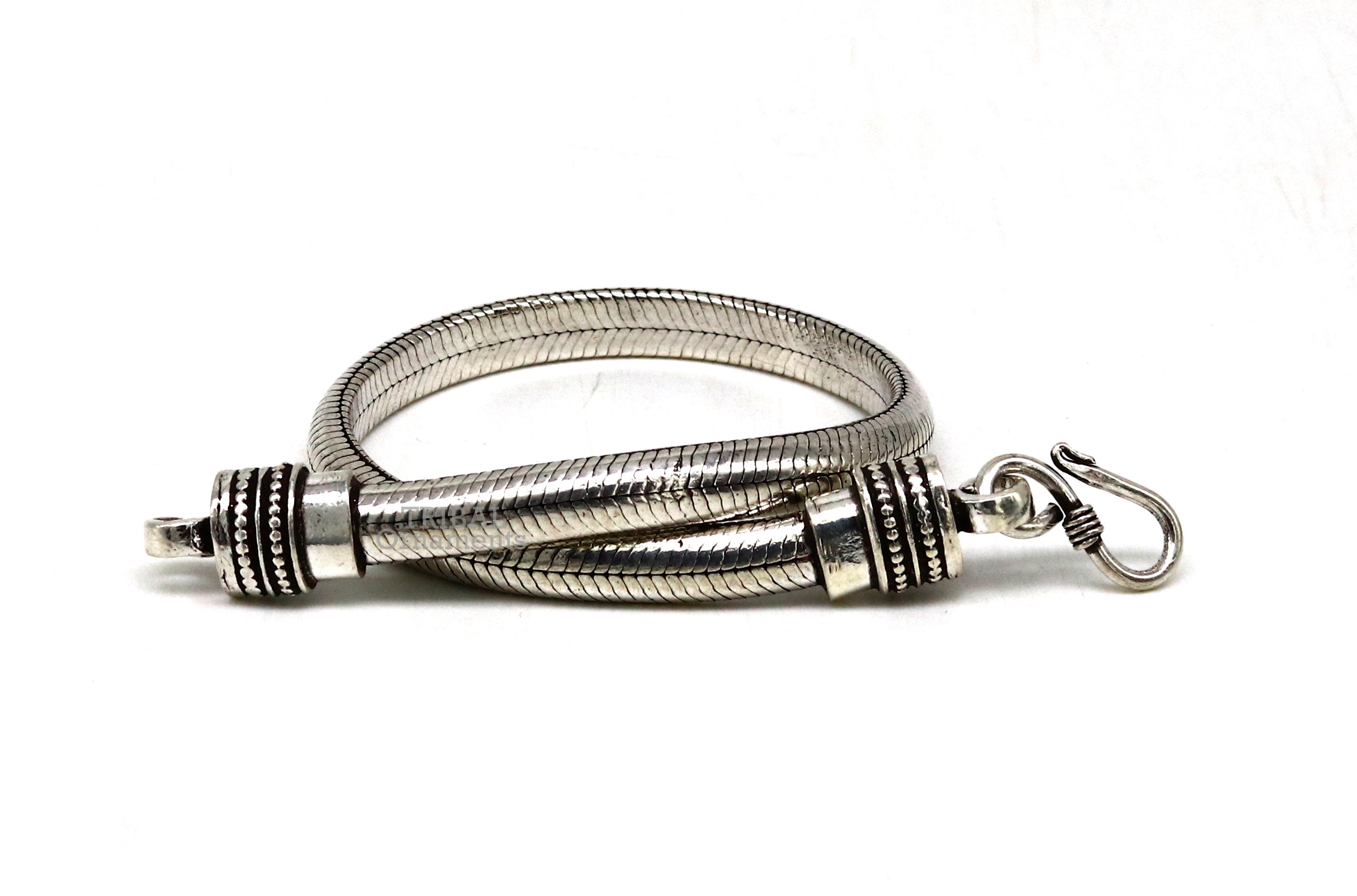 5mm 925 Sterling Silver Handmade Snake Chain Bracelet D
