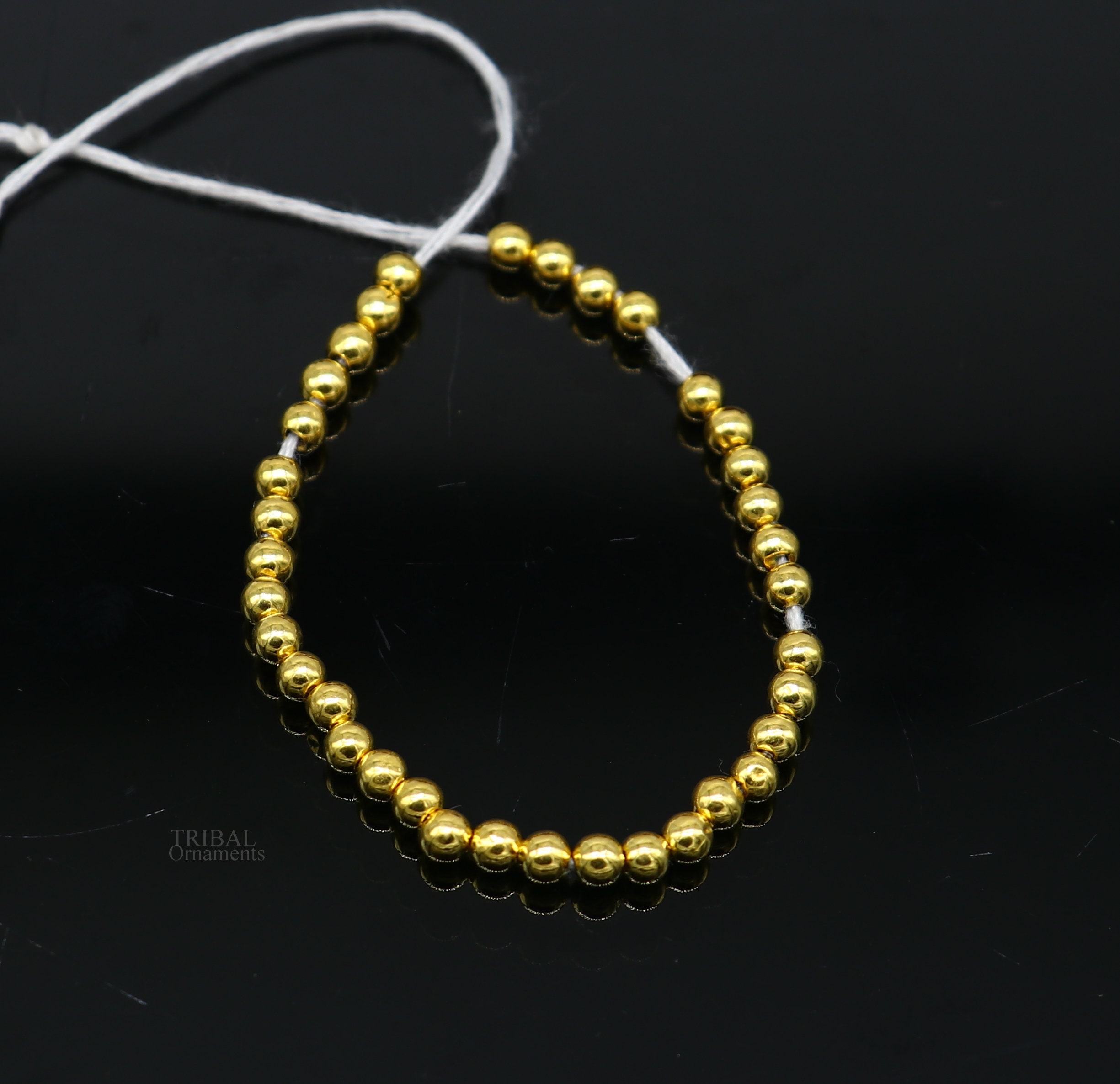 Gold wax deals beads jewellery