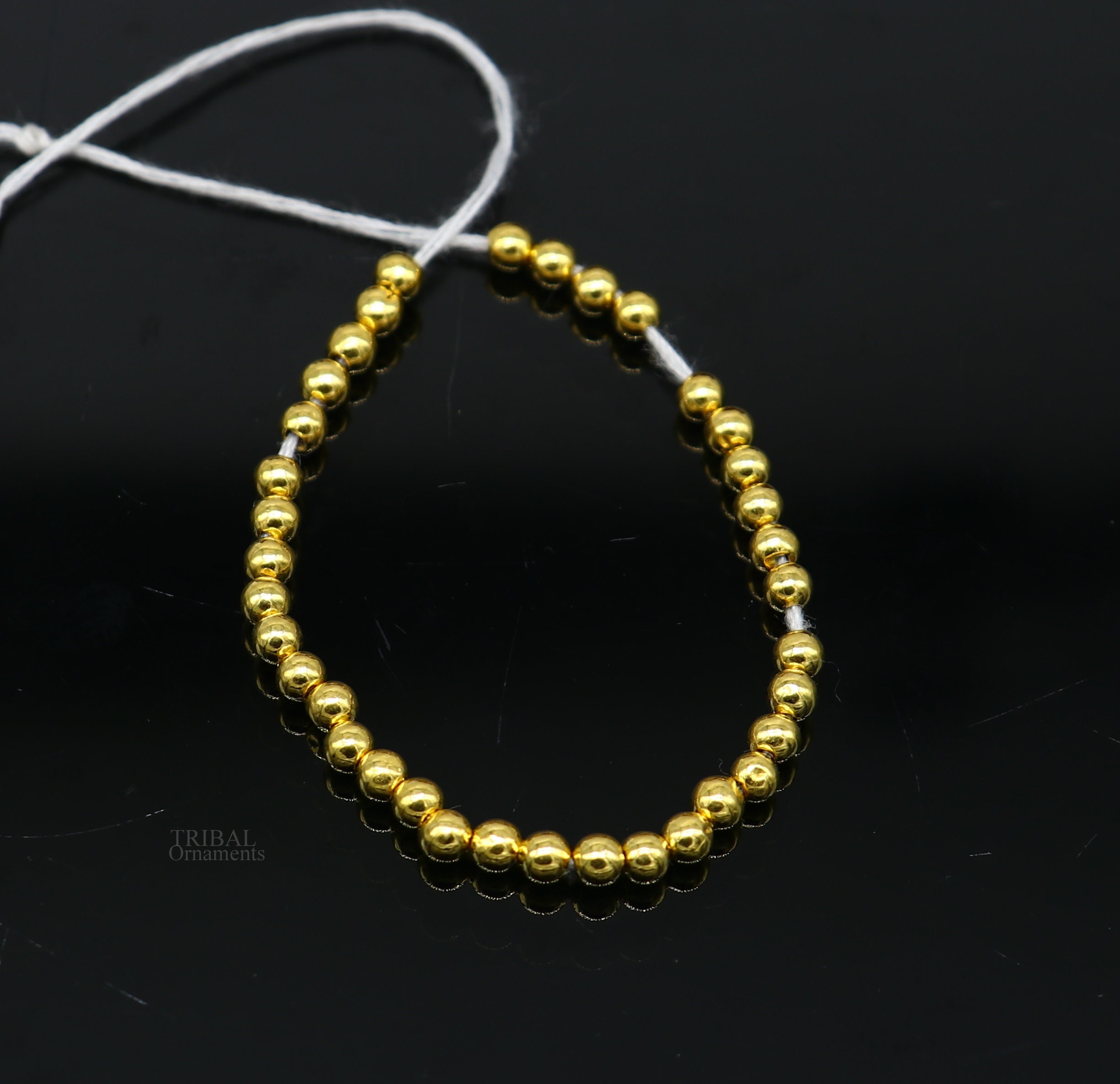 18k Gold Bead 12x15mm AMAZING Solid 18 Carat Yellow Gold Large Big