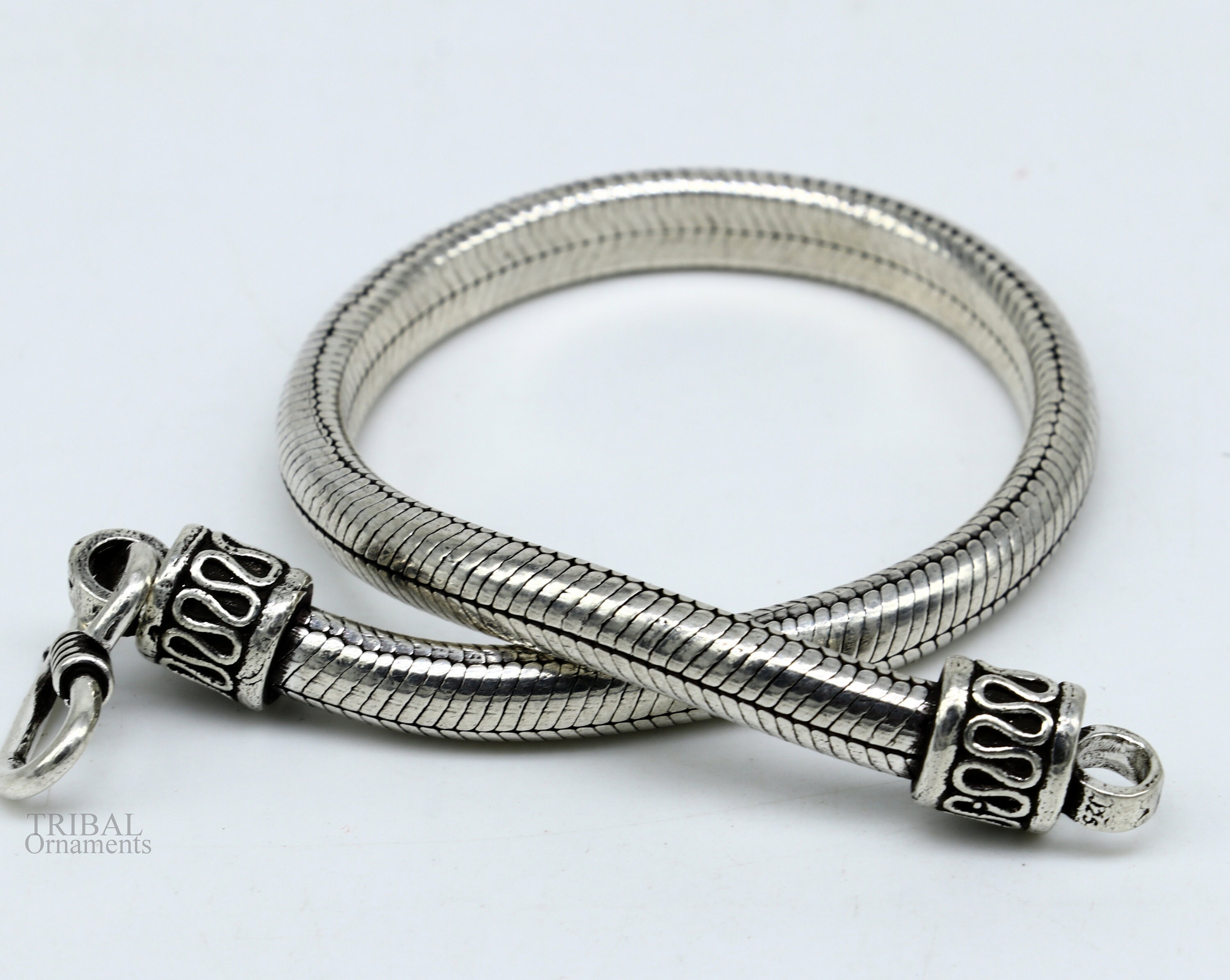 アクセサリー Snake Link Bracelet - Silver 925 VINTAGE RA 925 STERLING SILVER SNAKE LINK BRACELET SIZE 7.5