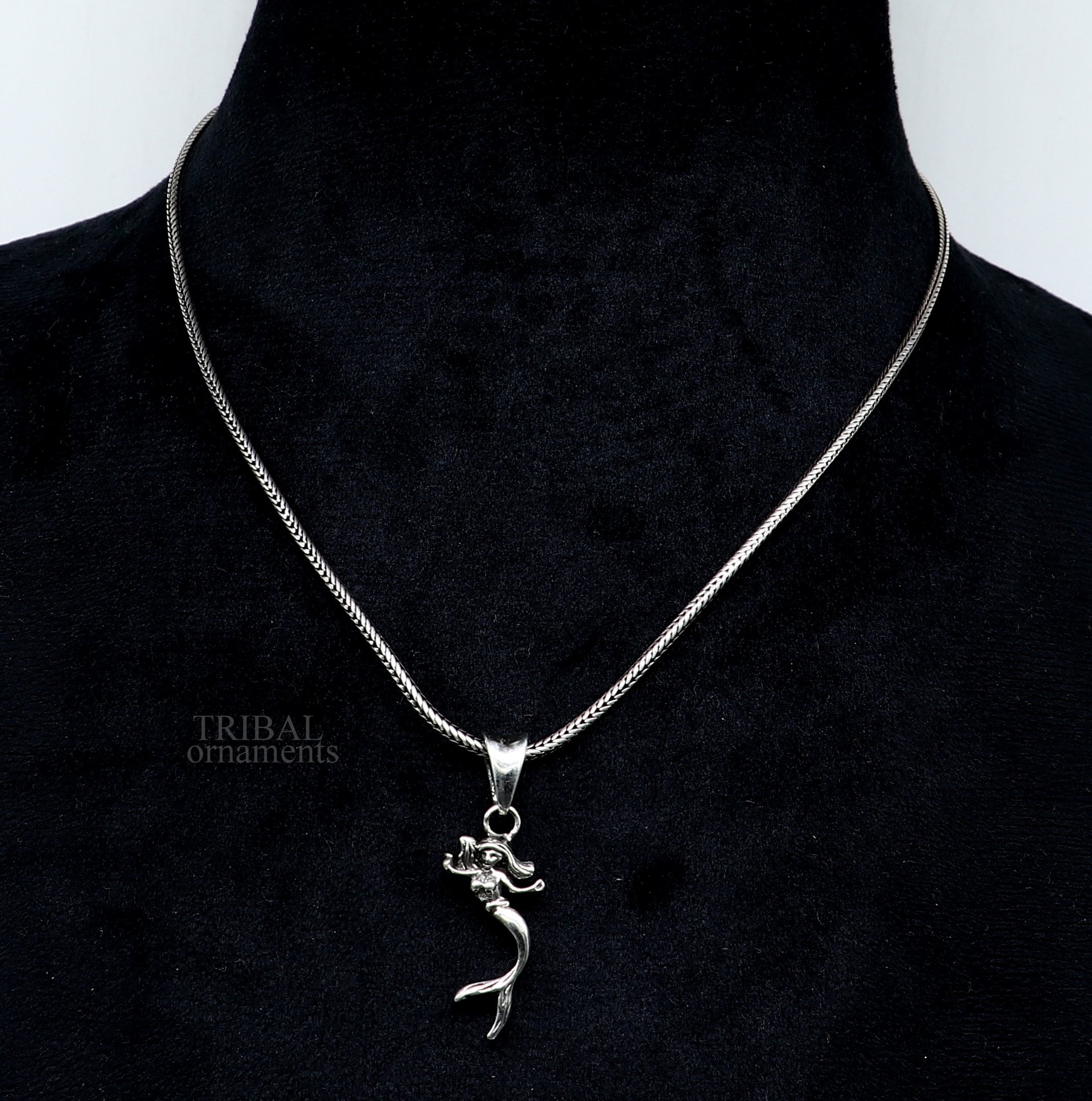 925スターリングシルバーハンドメイドジャルパリマーメイドデザイン