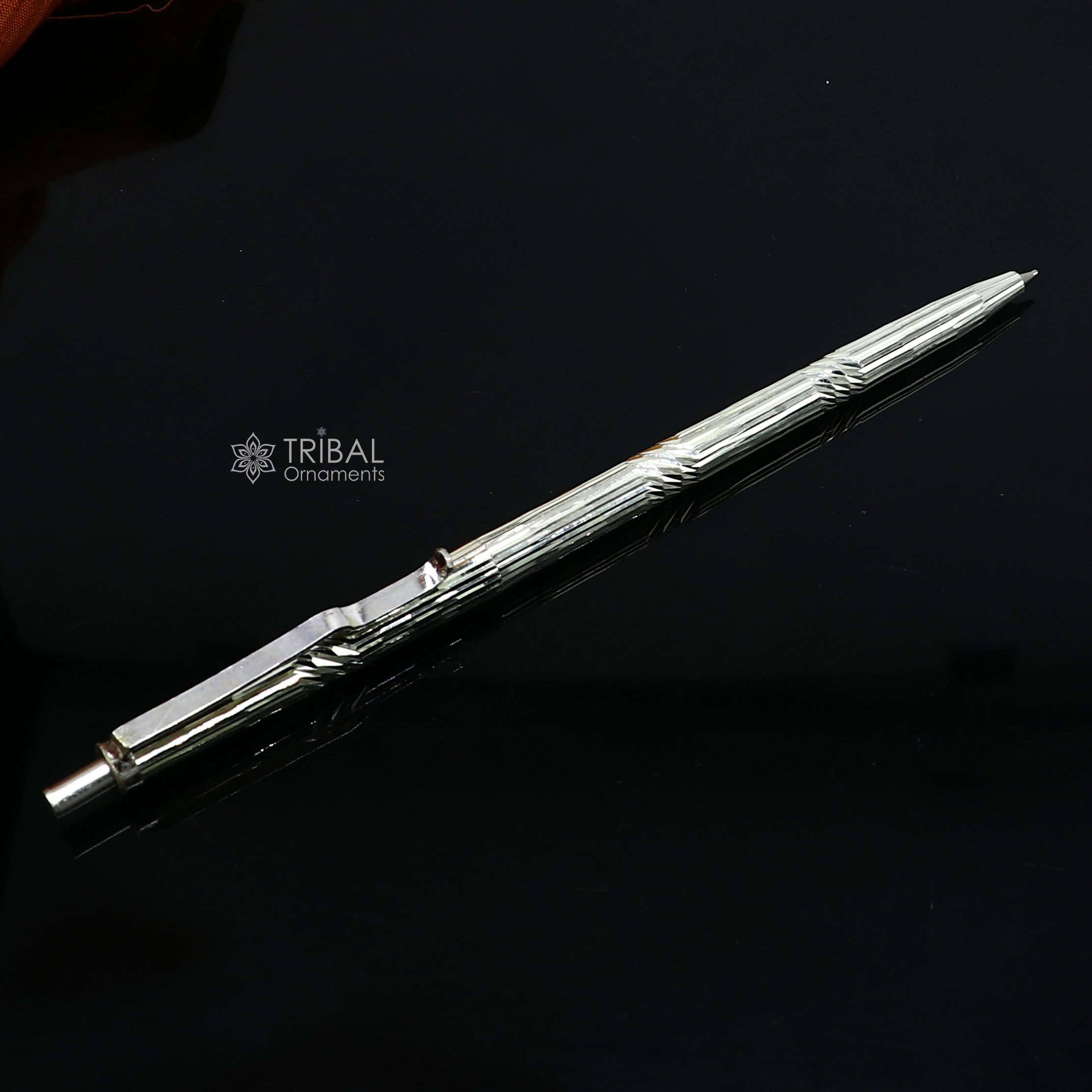 装飾的なシルバーボールペン　silver 925 装飾的なシルバーボールペンsilver 925