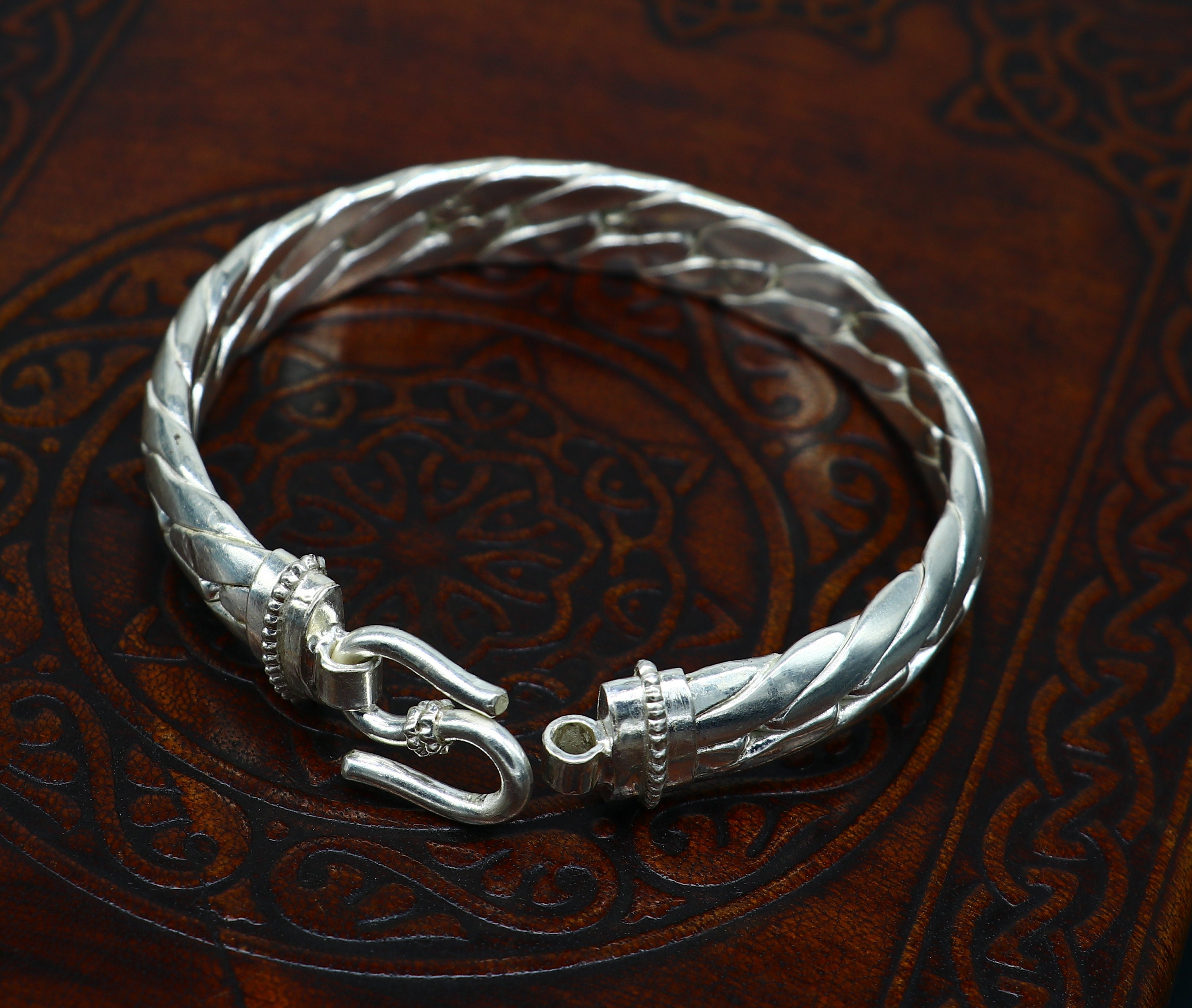 925 Sterling Silver Handmade Fabulous Chitai Work Customized