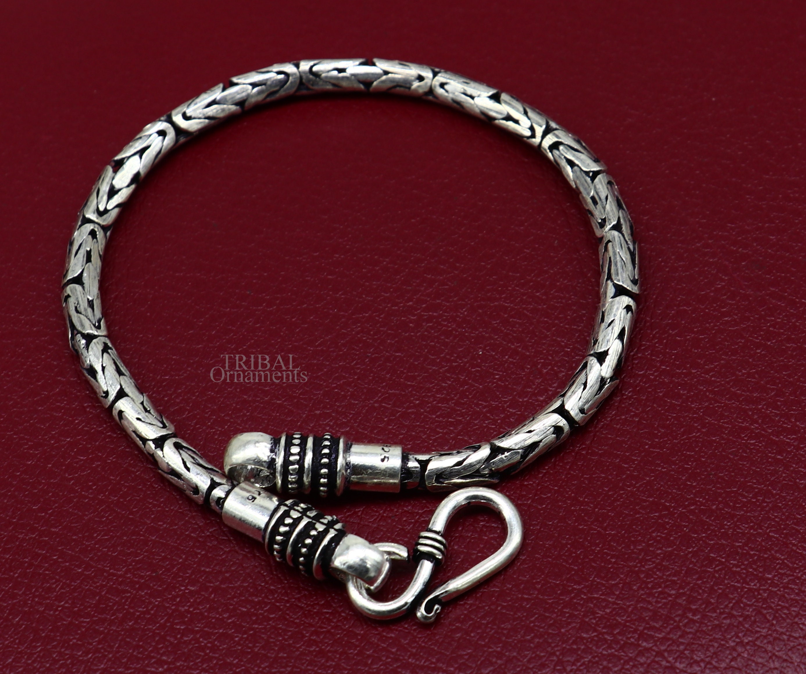 All Size 4MM Vintage Style Handmade Solid 925 Sterling All Size 4MM Vintage Style Handmade Solid 925 Sterling