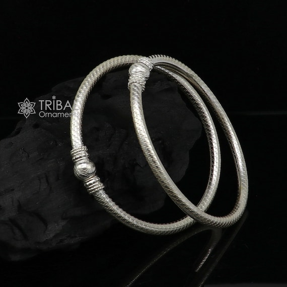 Amazing Design Sterling Silver Bangle Bracelet Kangan Chudi