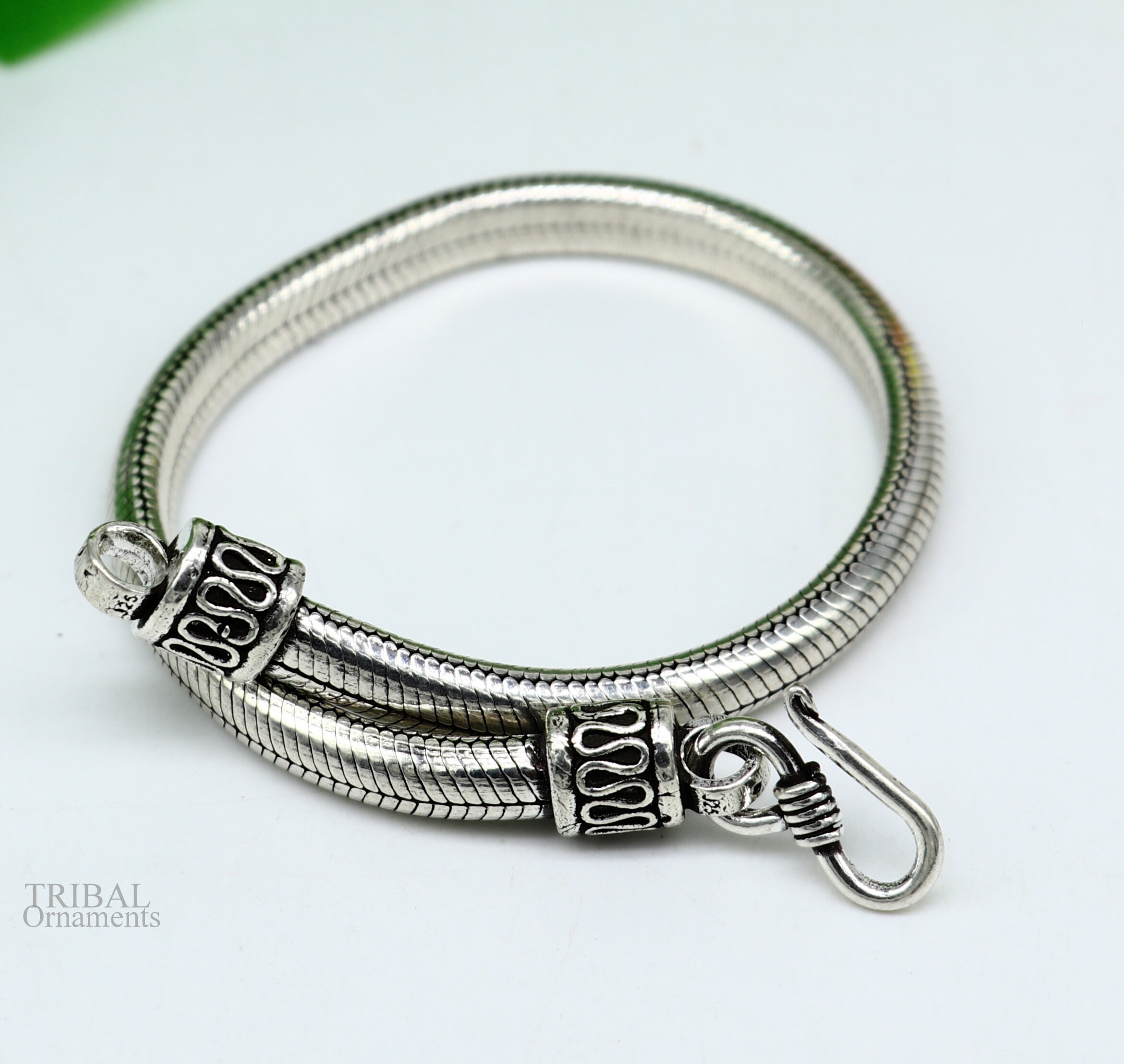 アクセサリー Snake Link Bracelet - Silver 925 VINTAGE RA 925 STERLING SILVER SNAKE LINK BRACELET SIZE 7.5