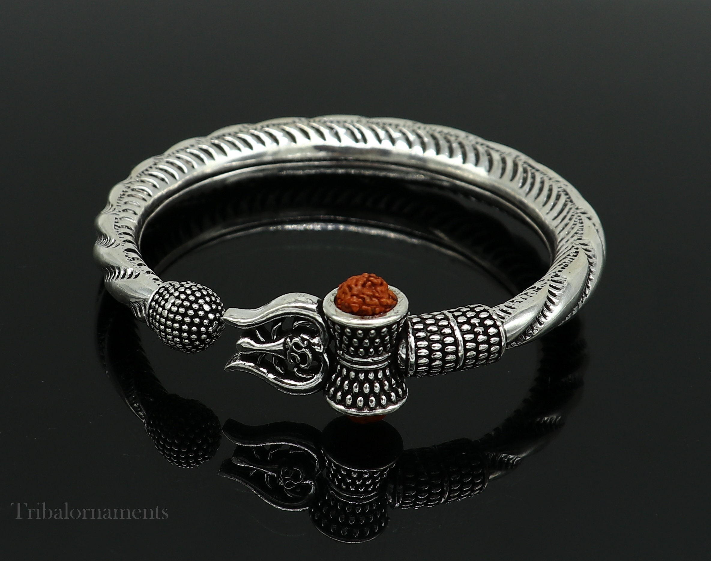 925 Sterling Silver Handmade Lord Shiva Trident Trishul Trishool
