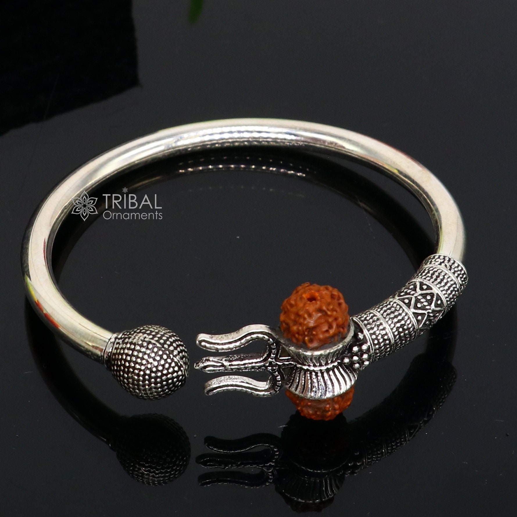 925 Sterling Silver Handmade Gorgeous Customized Lord Shiva Bangle Bracelet,  Excellent Trident Trishul With Rudraksha Unisex Jewelry Nssk21 - Etsy  Denmark