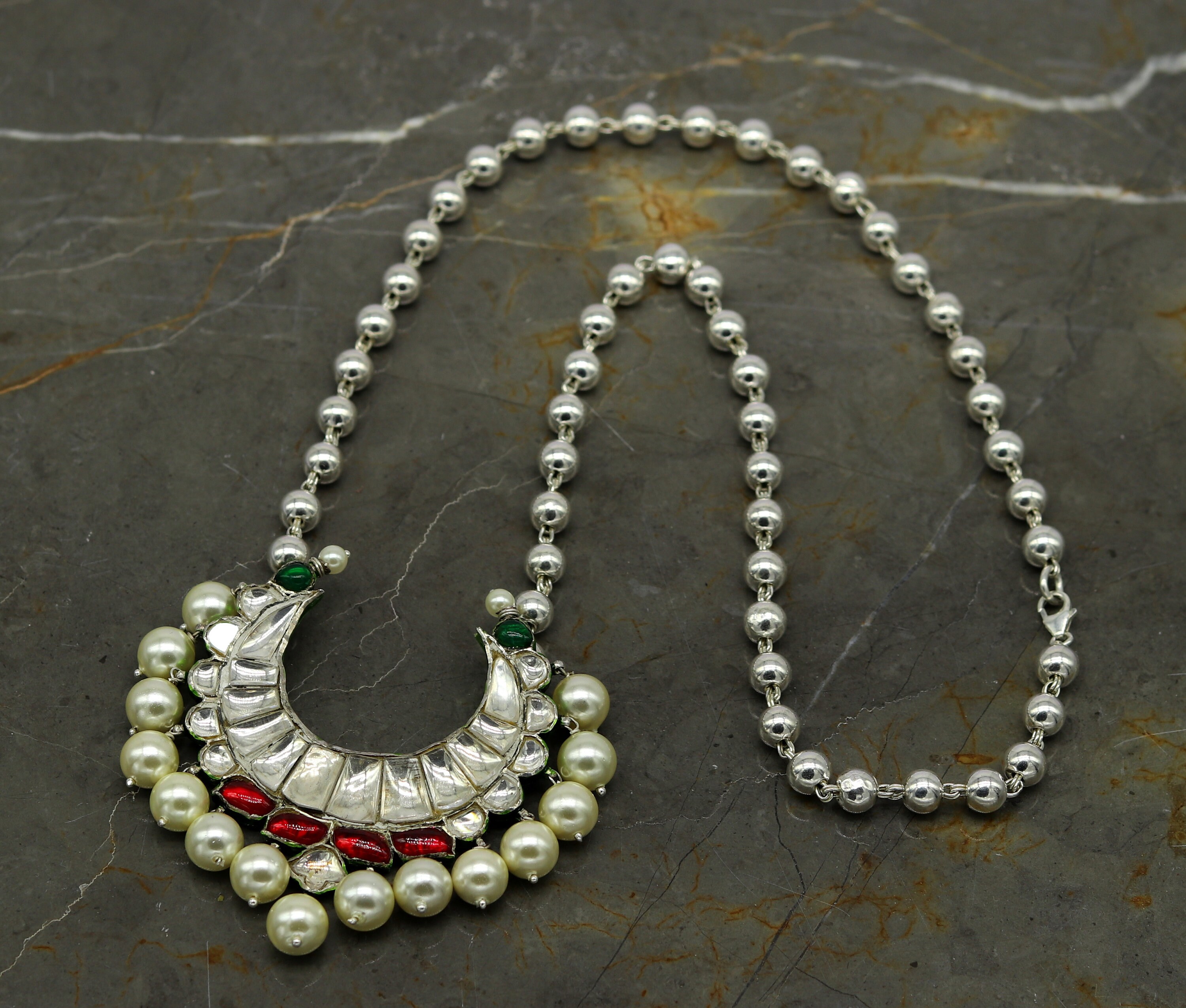 Traditional indian style customized 925 sterling silver charm  Etsy