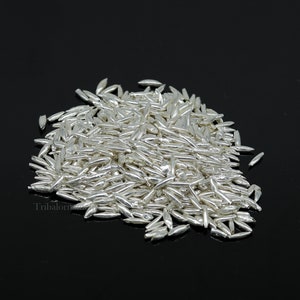 Silver rice silver Akshat, silver chawal for diwali puja, best worshipping silver article tiny silver nuts from india su556