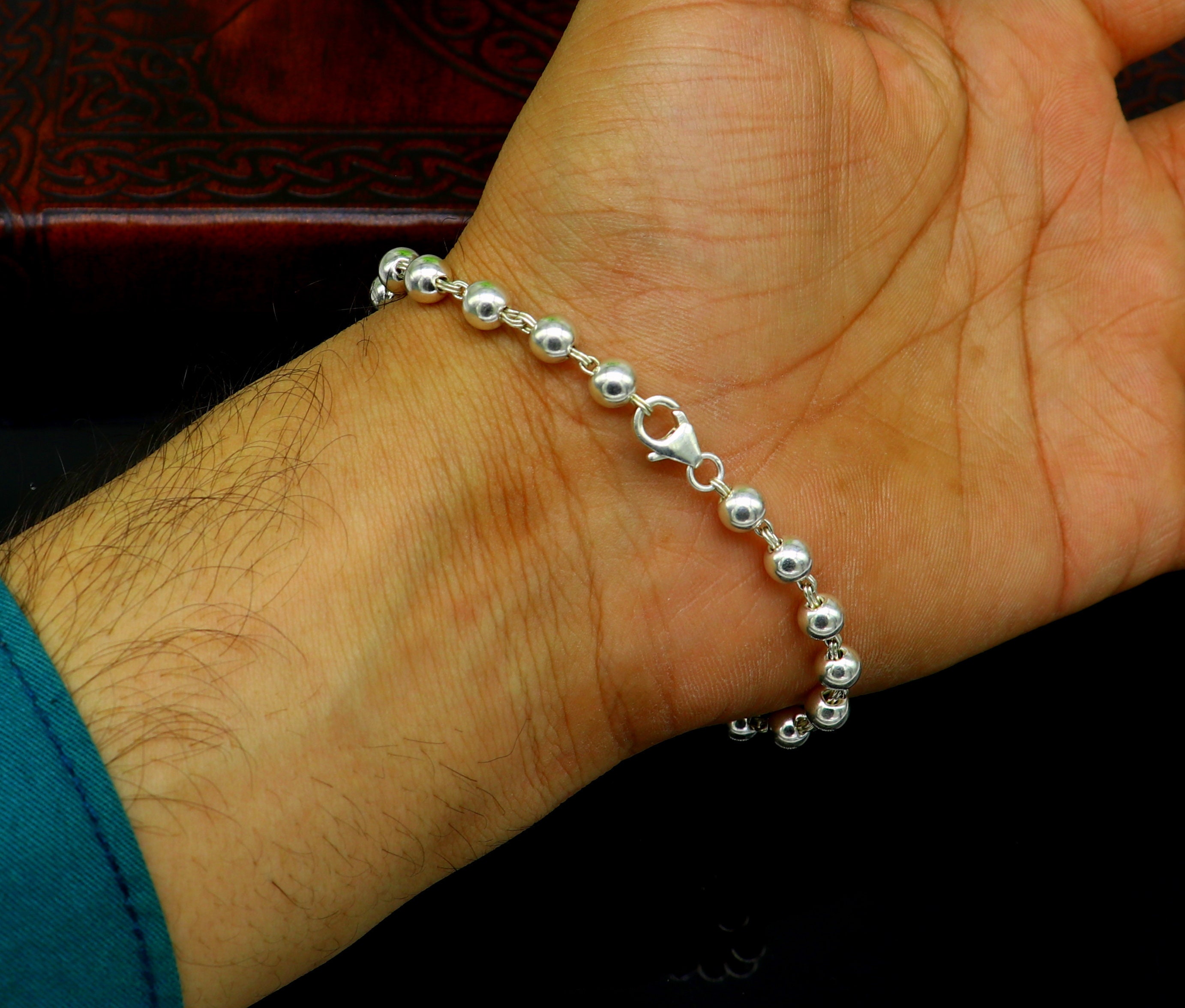 ●TATIANA● Silver 925 Swarovski Bead Ball Bracelet BR1800 5 il_1080xN.1468181741_1gyn.jpg