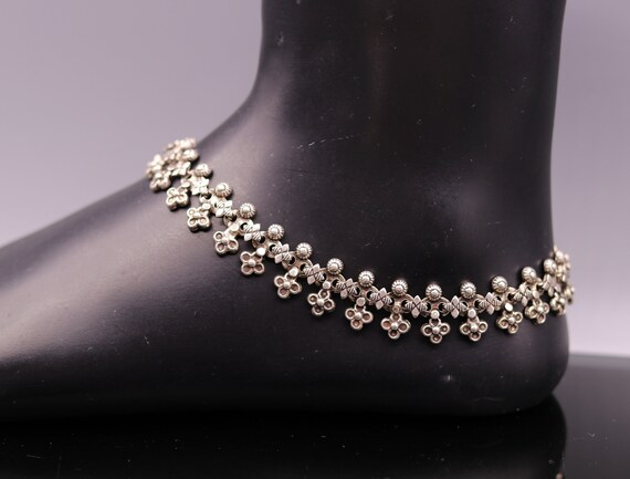 Silver anklets deals for bride