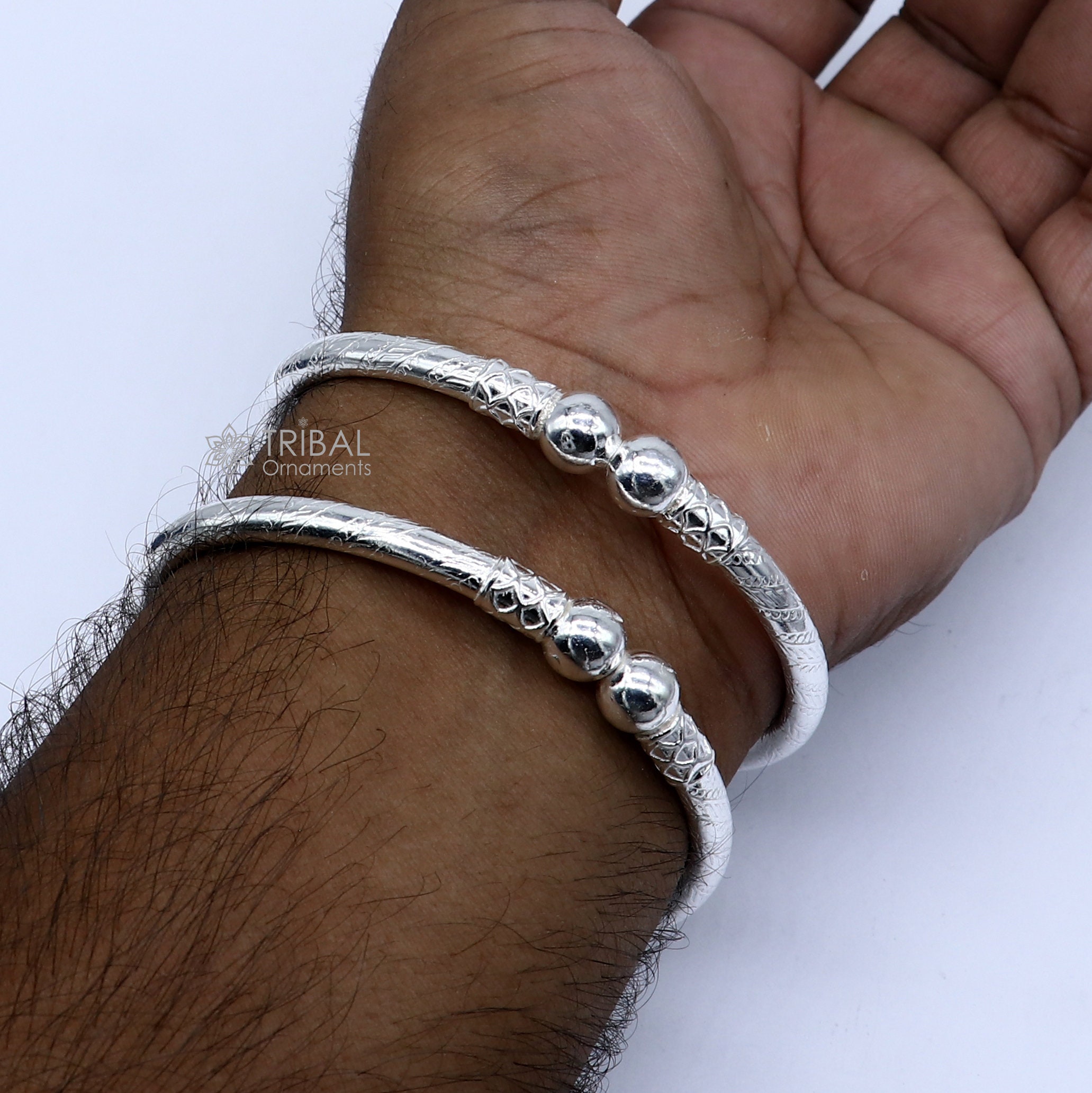 Amazing Design Sterling Silver Bangle Bracelet Kangan Chudi