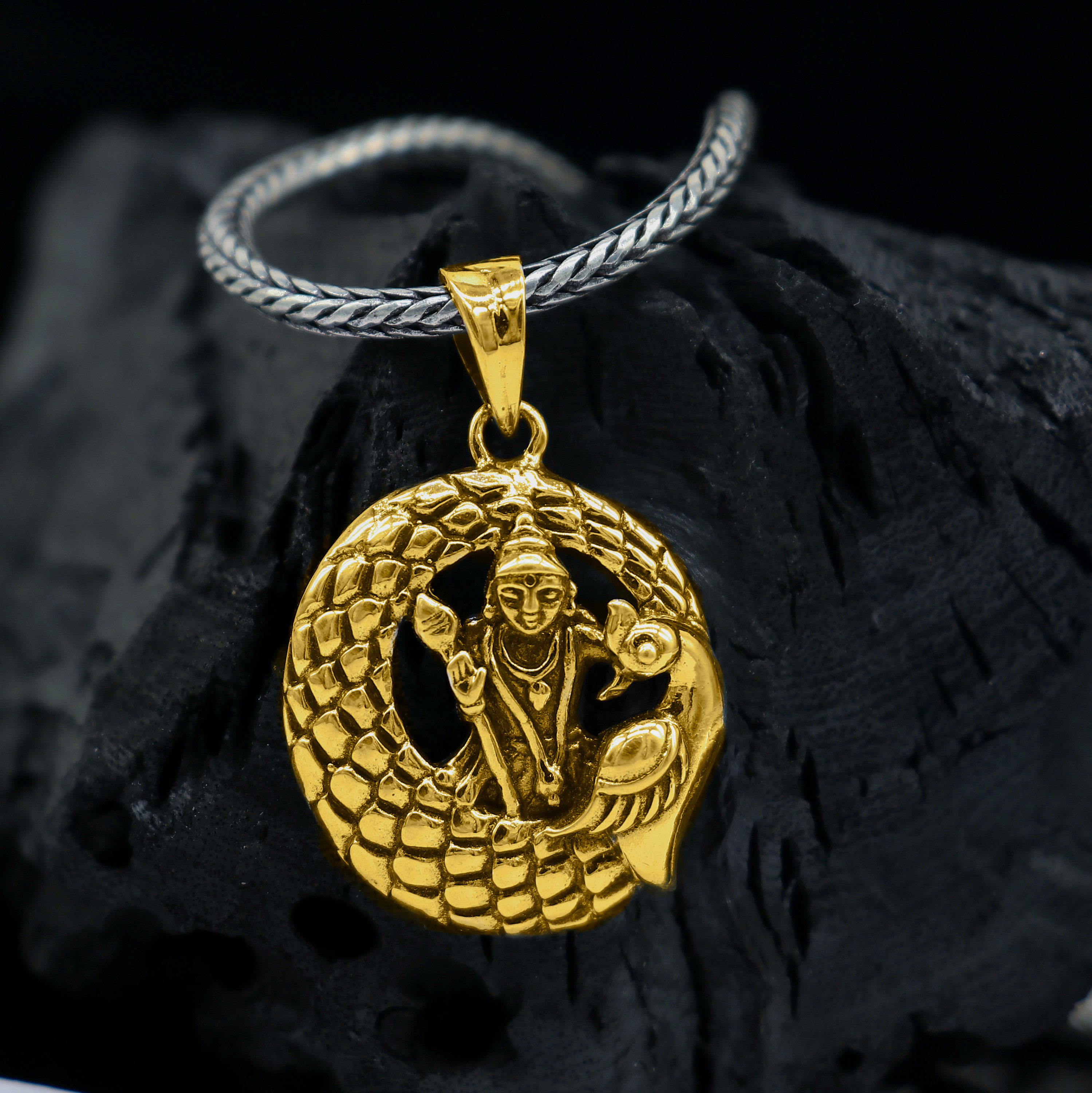 Buy 925 Sterling Silver Divine Lord Murugan KARTHIKEYA Pendant Excellent Vintage Designer Silver Handmade Elegant Pendant Jewelry NSP683 Online in India Etsy
