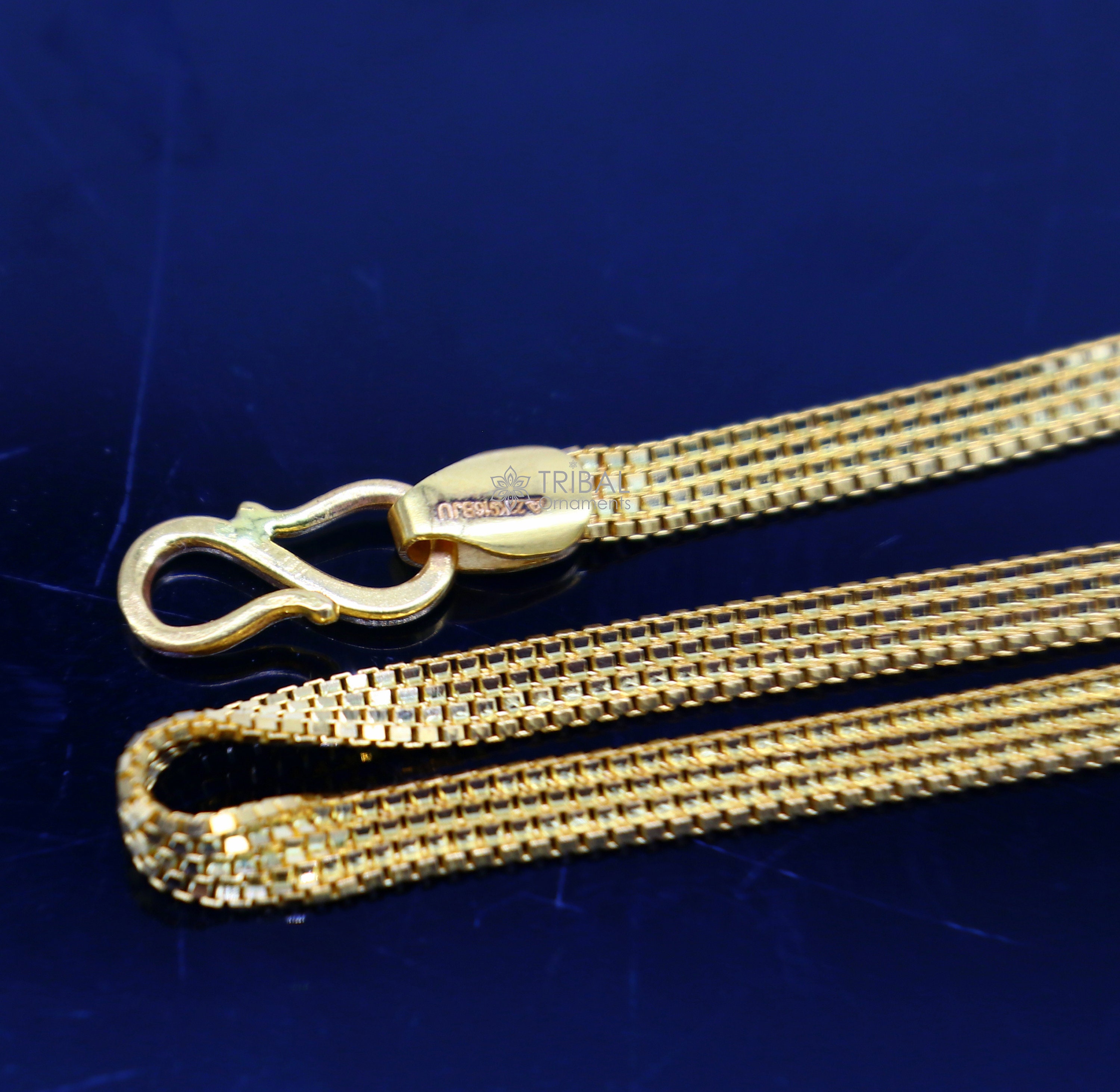 All Sizes 22kt Yellow Gold Handmade Solid Box Multiple Box