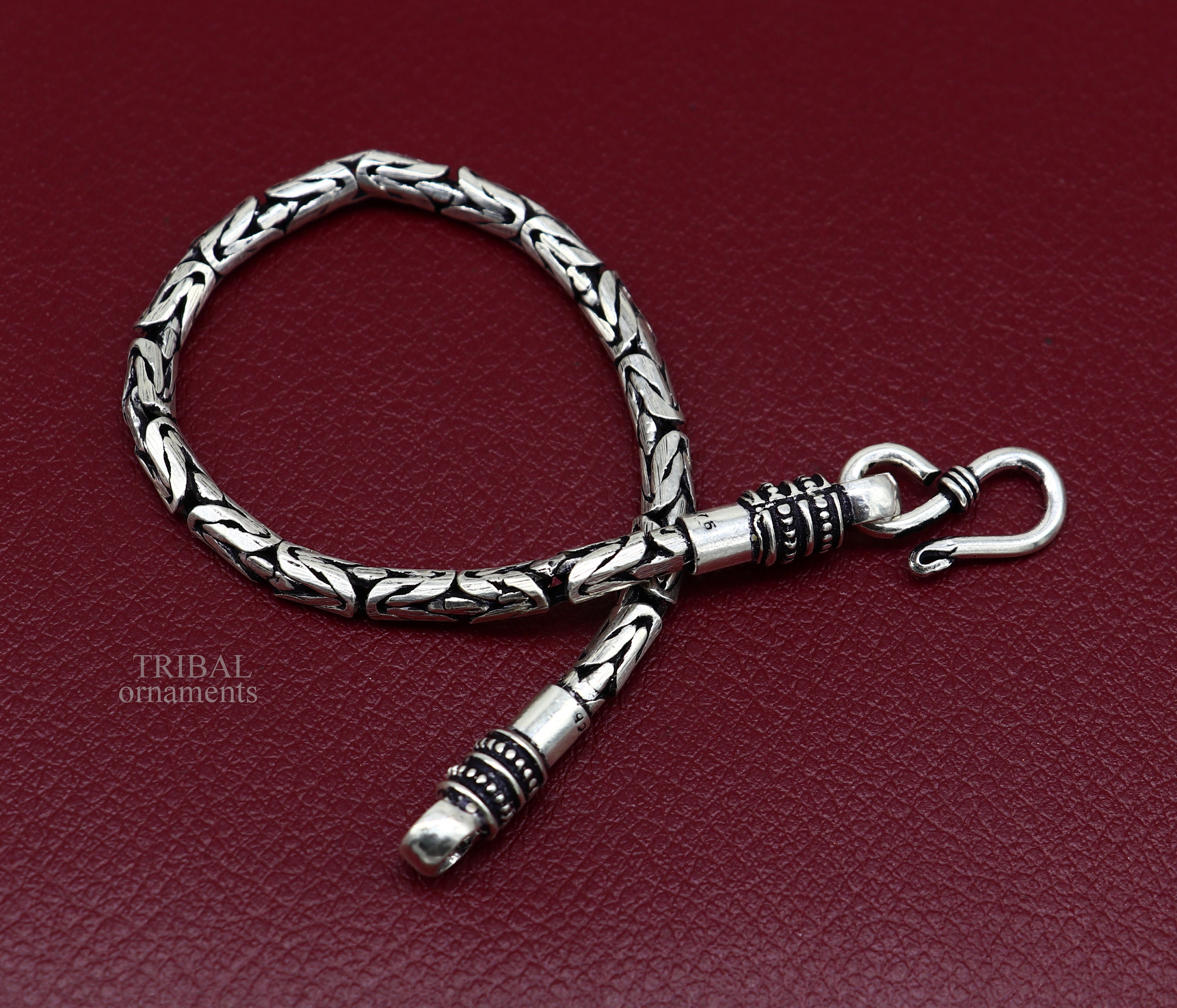 All Size 4MM Vintage Style Handmade Solid 925 Sterling