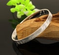 Solid silver handmade amazing design punjabi sikkha bangle kada bracelet, excellent customized personalized gifting jewelry india  nsk308