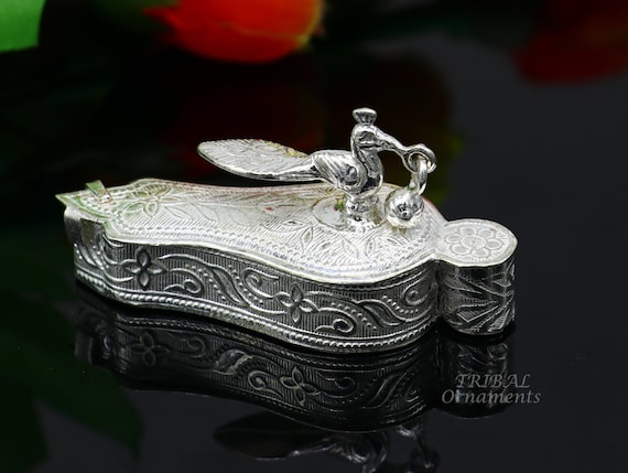 925スターリングシルバーハンドメイドの素晴らしいシンドゥルダニ