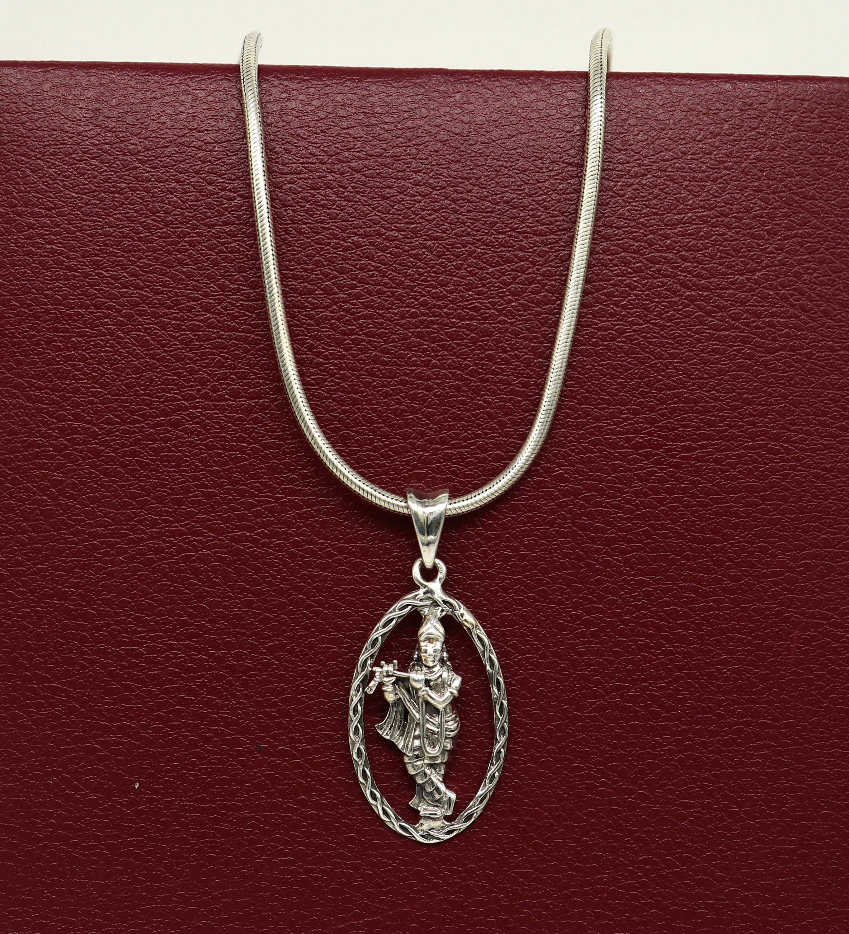 925スターリングシルバーのハンドメイドヒンドゥー教のアイドル