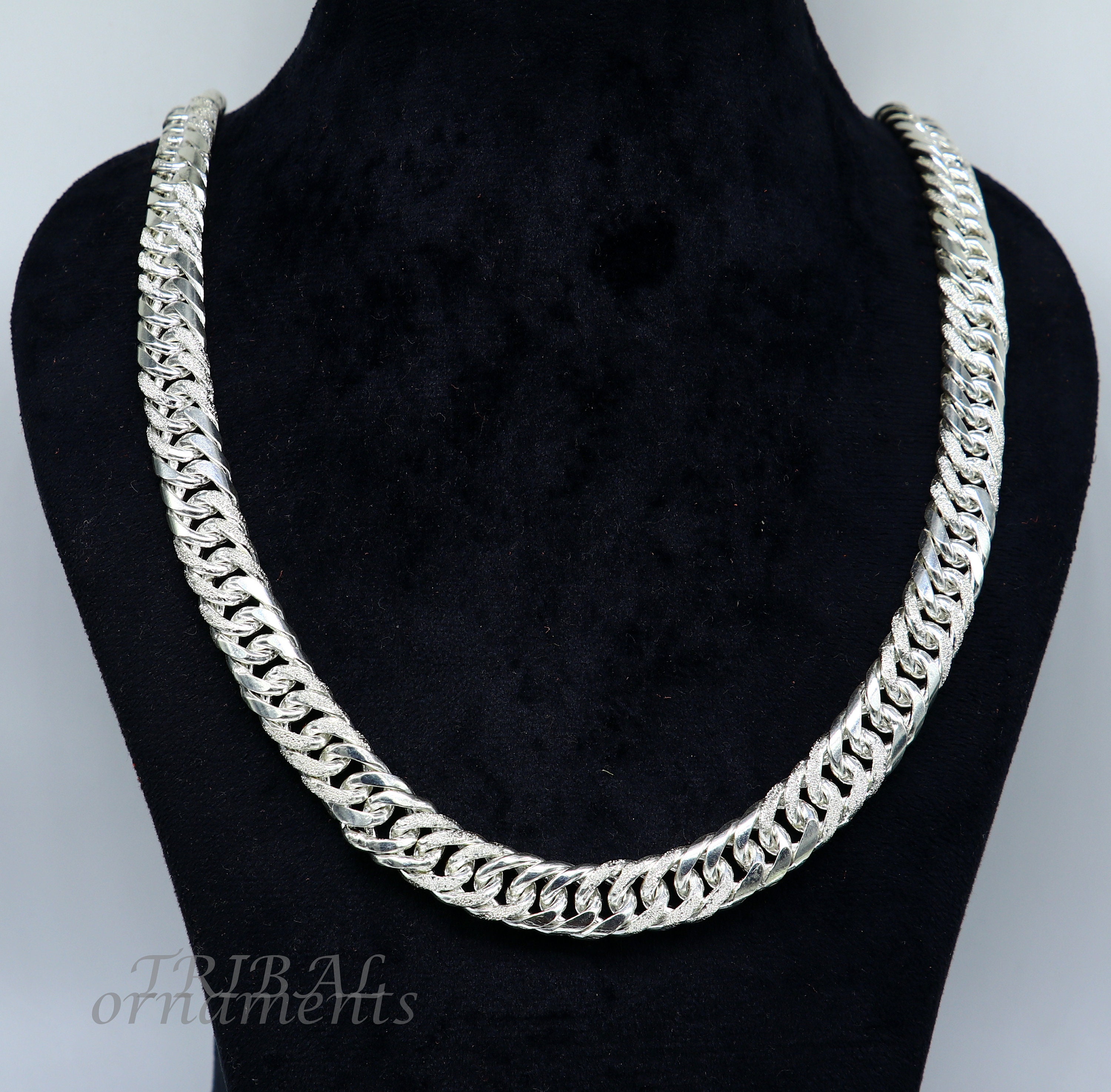 Hailey Rectangular Chain Necklace Silver - PORTRAIT REPORT(포트레이트리포트)