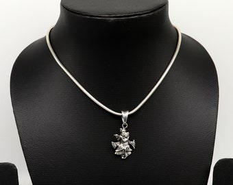 925スターリングシルバー製ハンドメイドのラダ・クリシュナ像