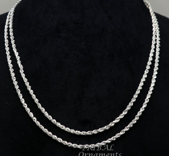 19 inch silver chain discount