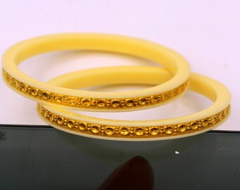 22karat Yellow Gold Handmade Vintage Antique Design Tussi Pattern