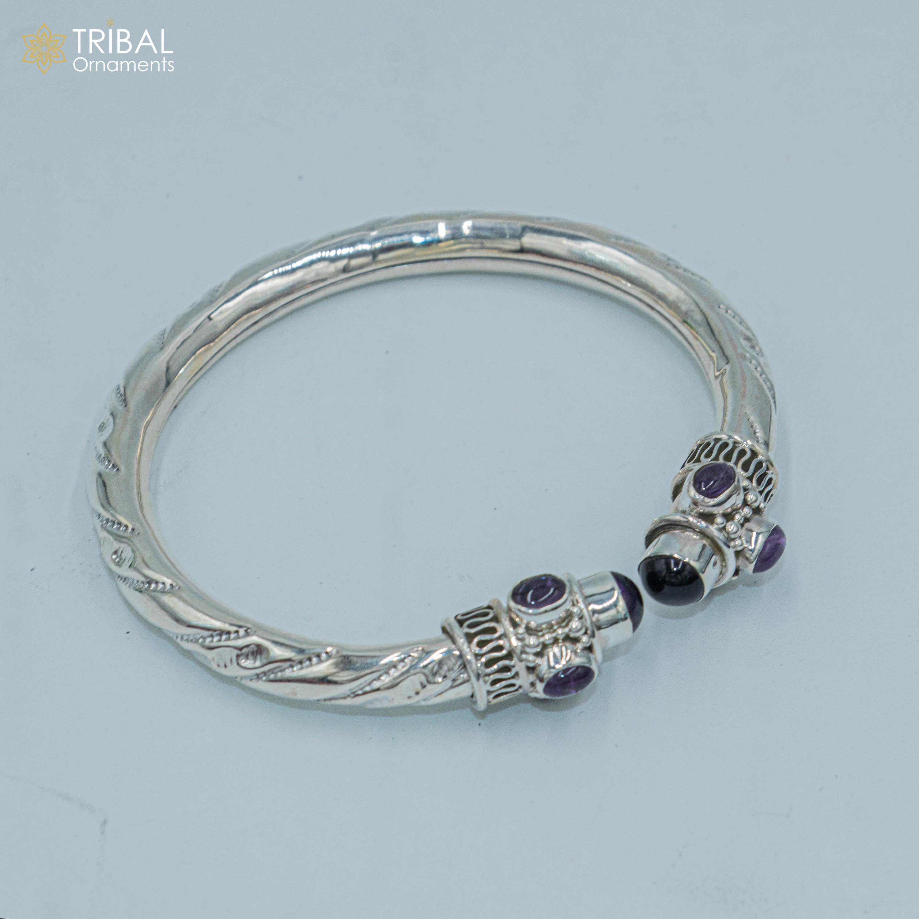 925 Sterling Silver Handcrafted Customized Bangle Bracelet