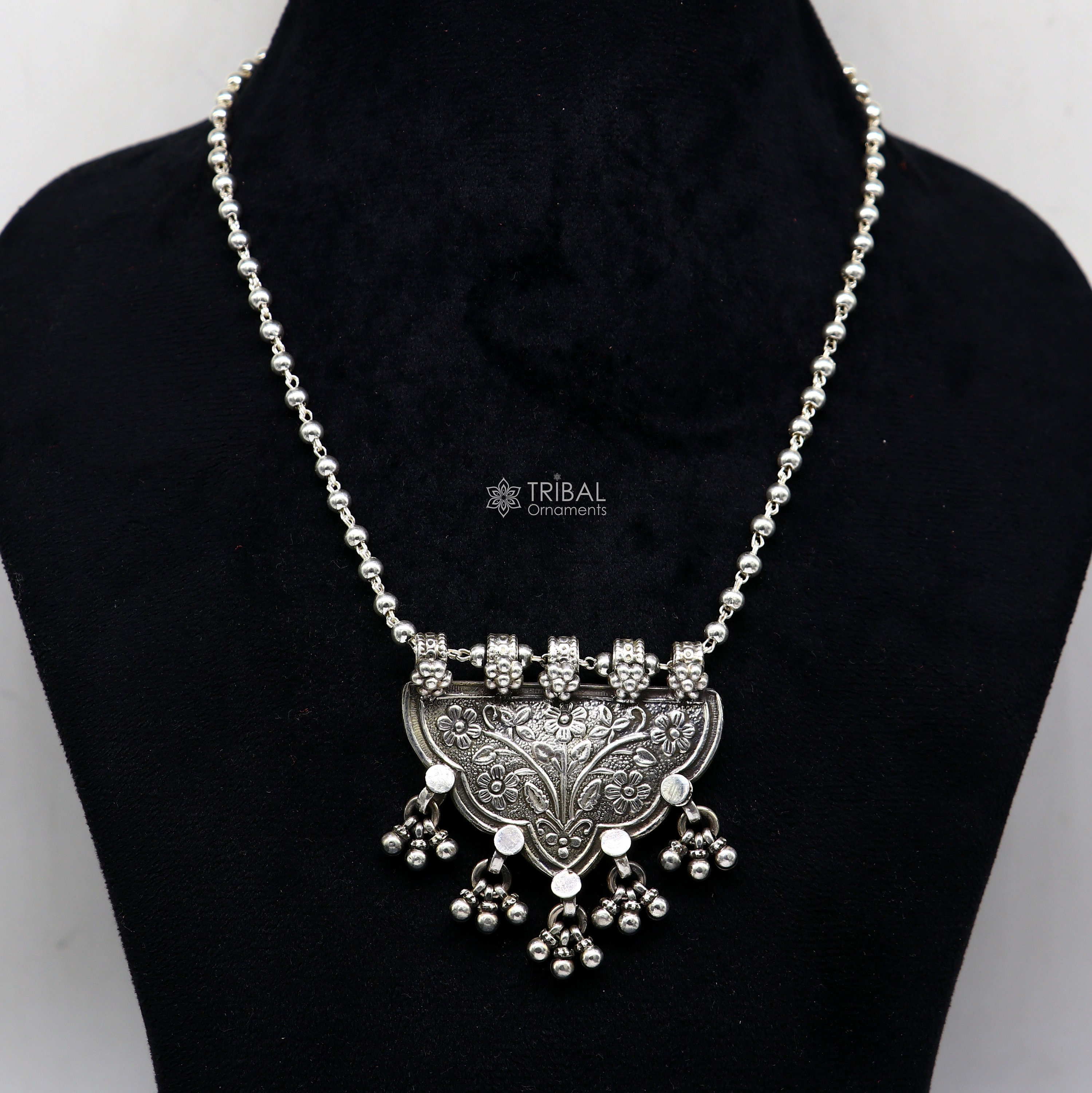 925 Sterling Silver Handmade Indian Traditional Cultural Trendy