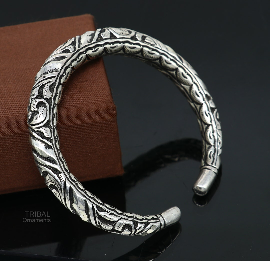 Elegant 925 Sterling Silver Handcrafted Chitai Work