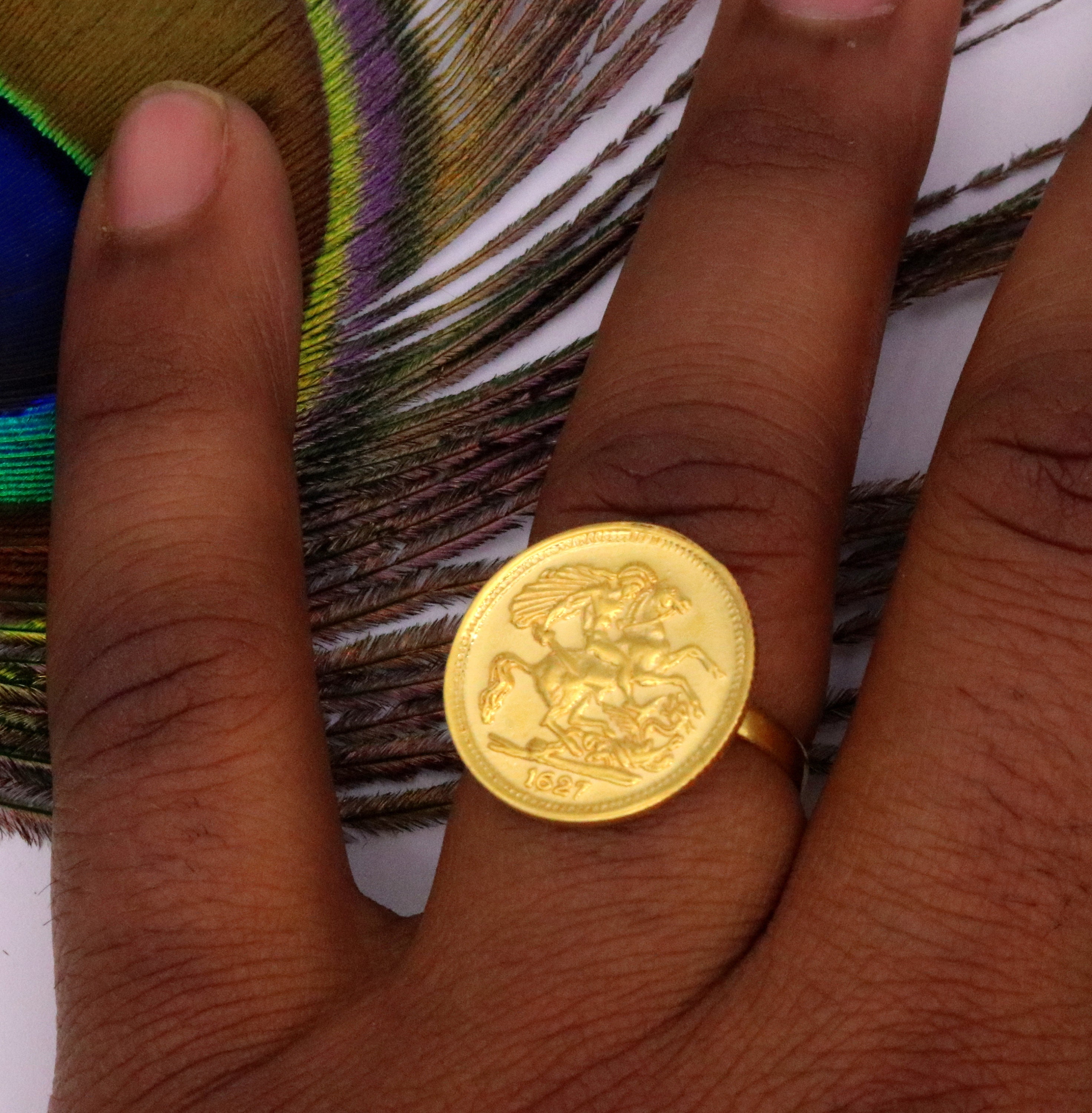 Mens Coin Rings - Jewellery Design Studio