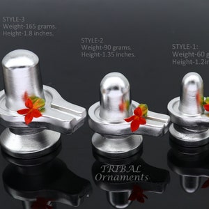 Solid mercury god Shiva Divine lingam statue article, Parad Shiva lingam figurine for puja at home best way for wealth and prosperity MA03