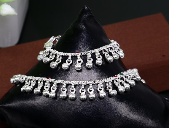 5" solid Sterling silver handmade Stunning waved … - image 10