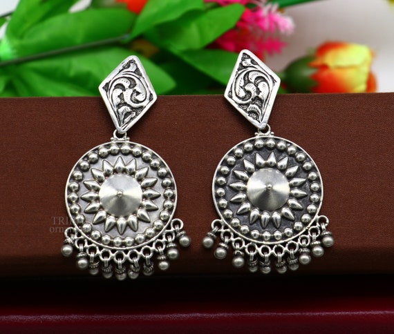 Earrings silver design deals