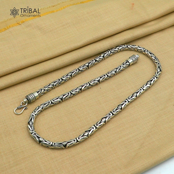 Buy 925 Sterling Silver Byzantine Chain All Size 8 Mm Chain Buy 925 Sterling Silver Byzantine Chain All Size 8 Mm Chain