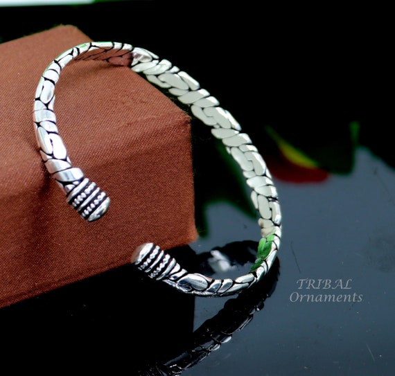 Buy Bahubali Bracelet in Sterling Silver (Kada) MEN Women Online - Get 44%  Off