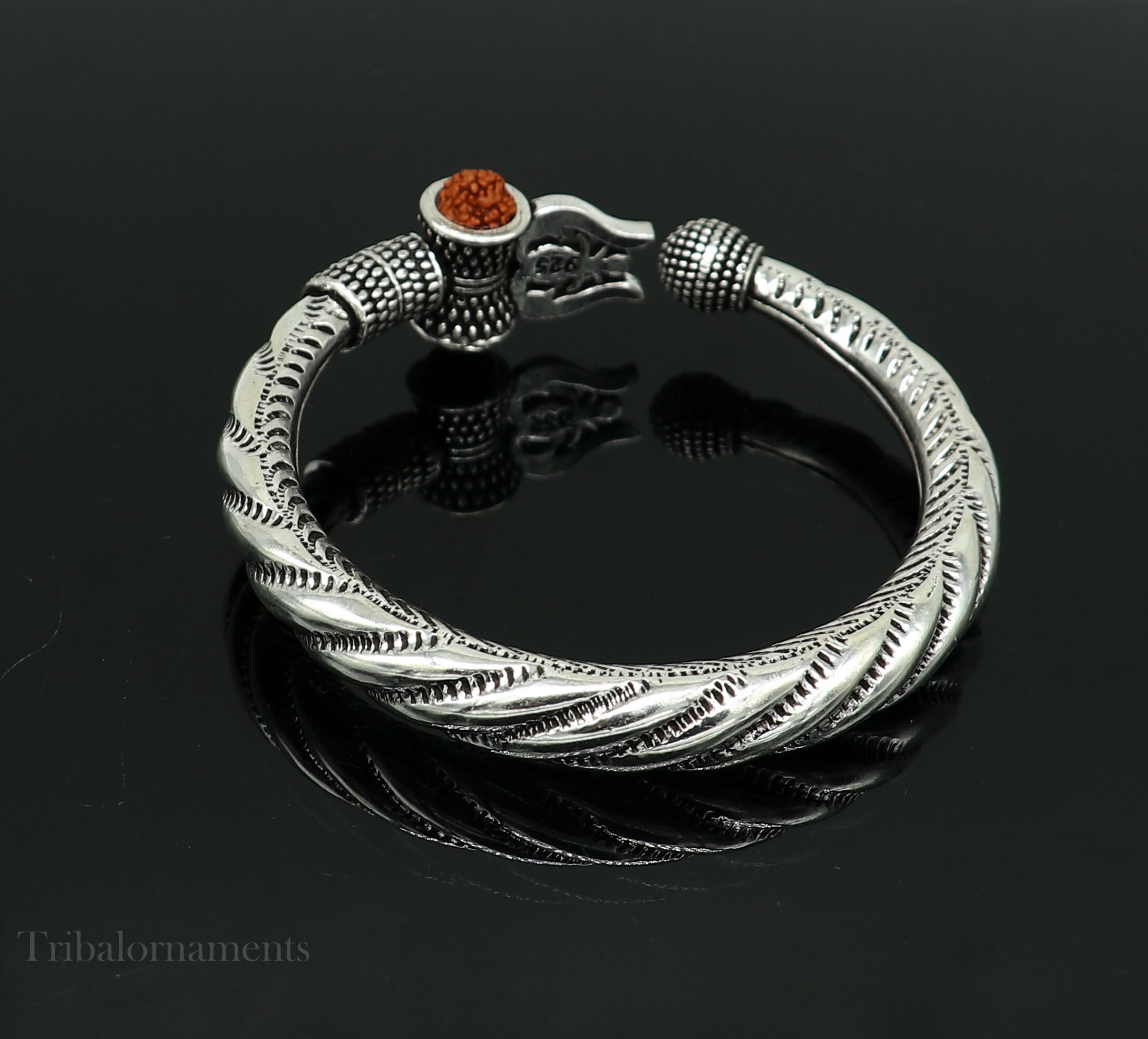 925 Sterling Silver Handmade Lord Shiva Trident Trishul Trishool