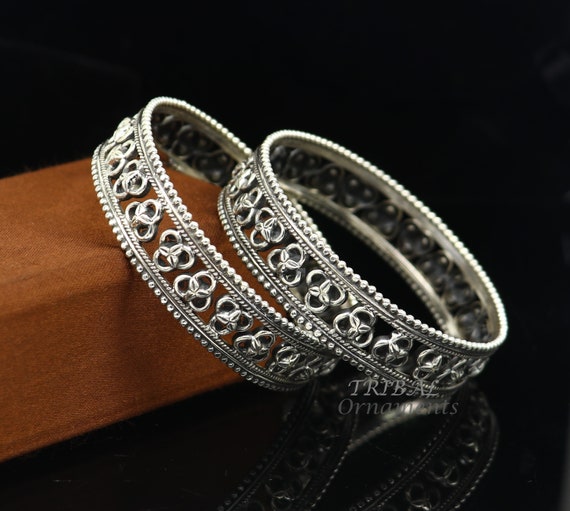 Amazing 925 Sterling Silver Flower Design Unique Style Handmade Bangle Bracelet Best Brides Collection Wedding Ethnic Tribal Jewelry Nba336 - Etsy Amazing 925 Sterling Silver Flower Design Unique Style Handmade Bangle Bracelet Best Brides Collection Wedding Ethnic Tribal Jewelry Nba336 - Etsy